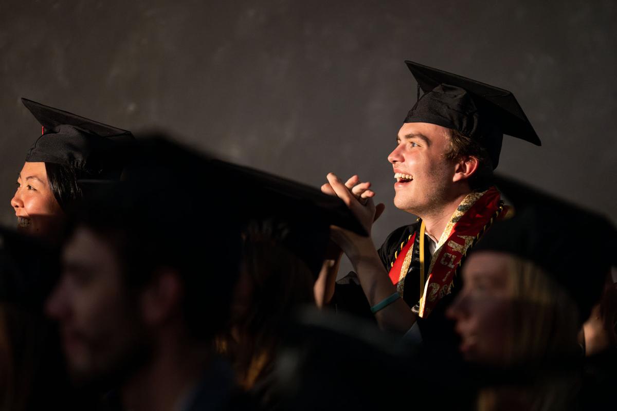 Baccalaureate Ceremony, a centuries-old graduation tradition which provides a quiet, intimate opportunity to reflect on the rite of passage of graduation, and to hear from faculty and enjoy students' talents on 5/27/23 in Shove Chapel. Photo by Lonnie Timmons III / Colorado College.